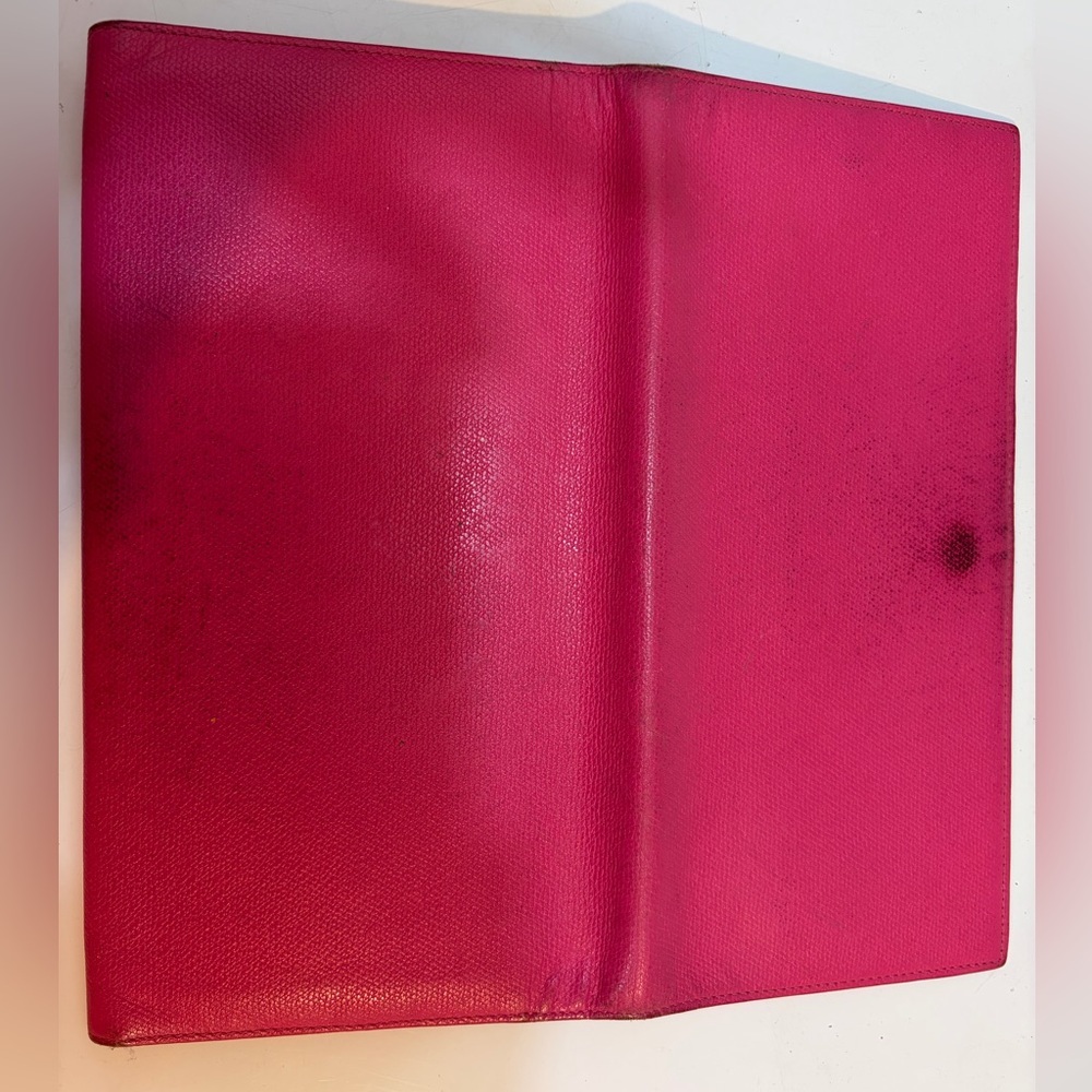 Smythson of Bond Street Panama Leather Marshall Travel Wallet - Picture 11 of 13